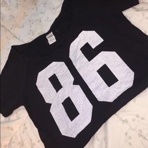black PINK crop top #86